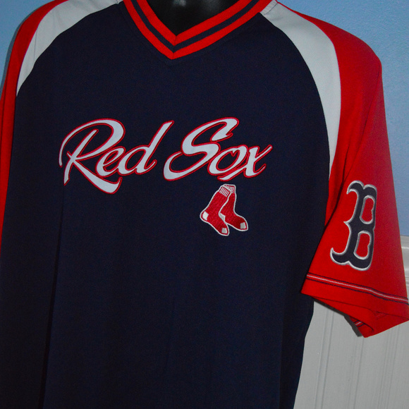 red sox v neck jersey